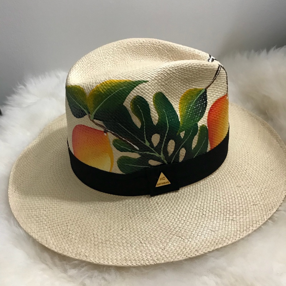 Hand Painted Panama Hat